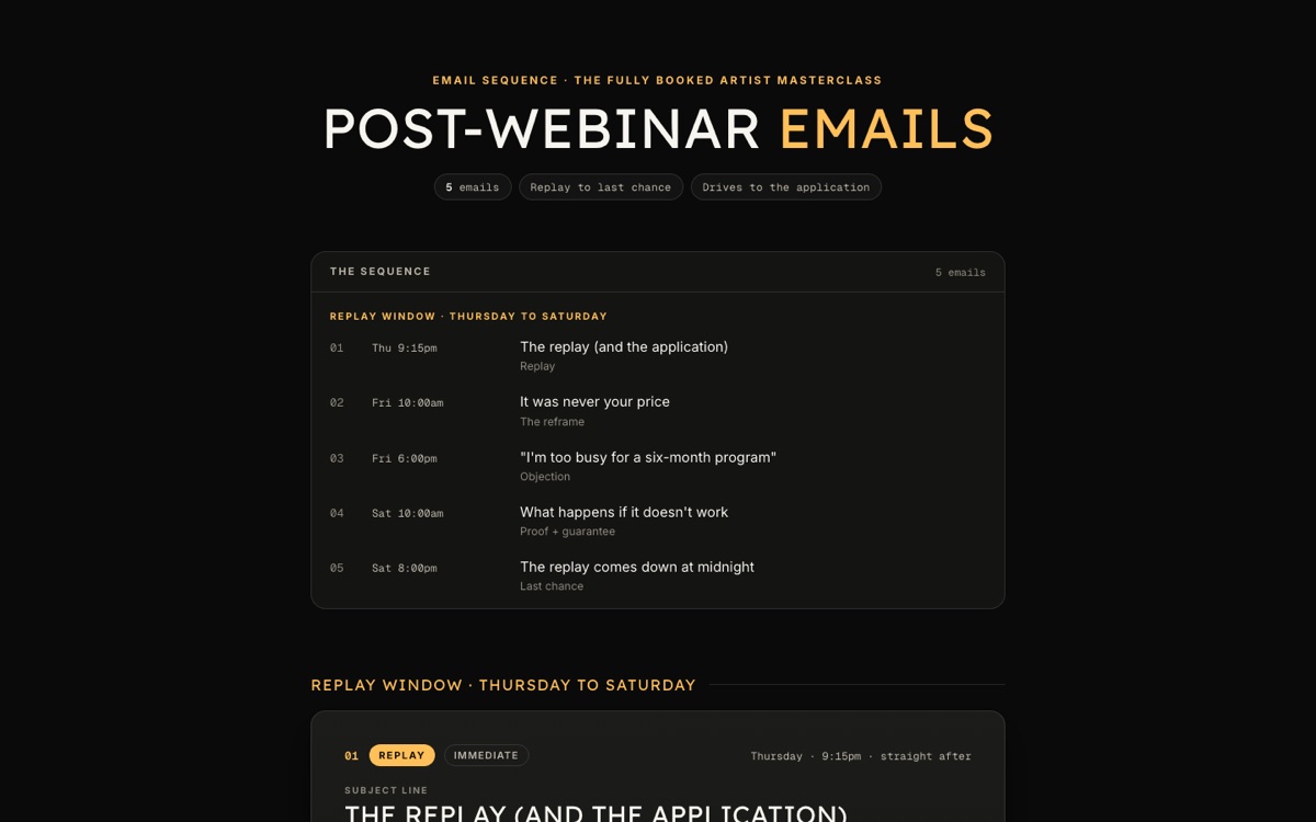 Post-webinar preview