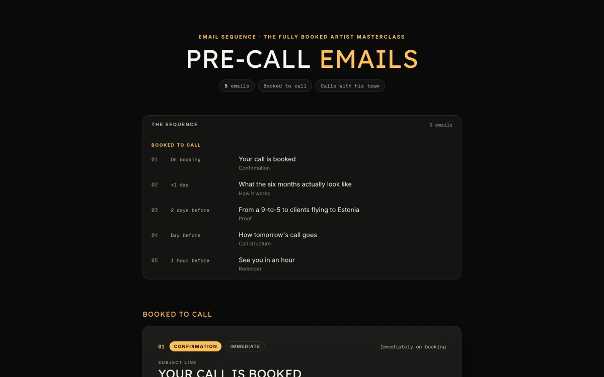 Pre-call preview